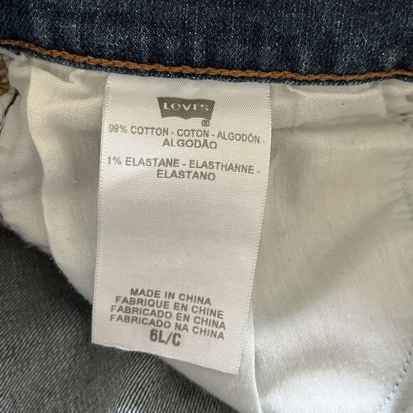 Levis 515 Bootcut Womens Jeans Size 6 LONG Mid Rise Flap Pockets Cowgirl Western - Picture 7 of 8